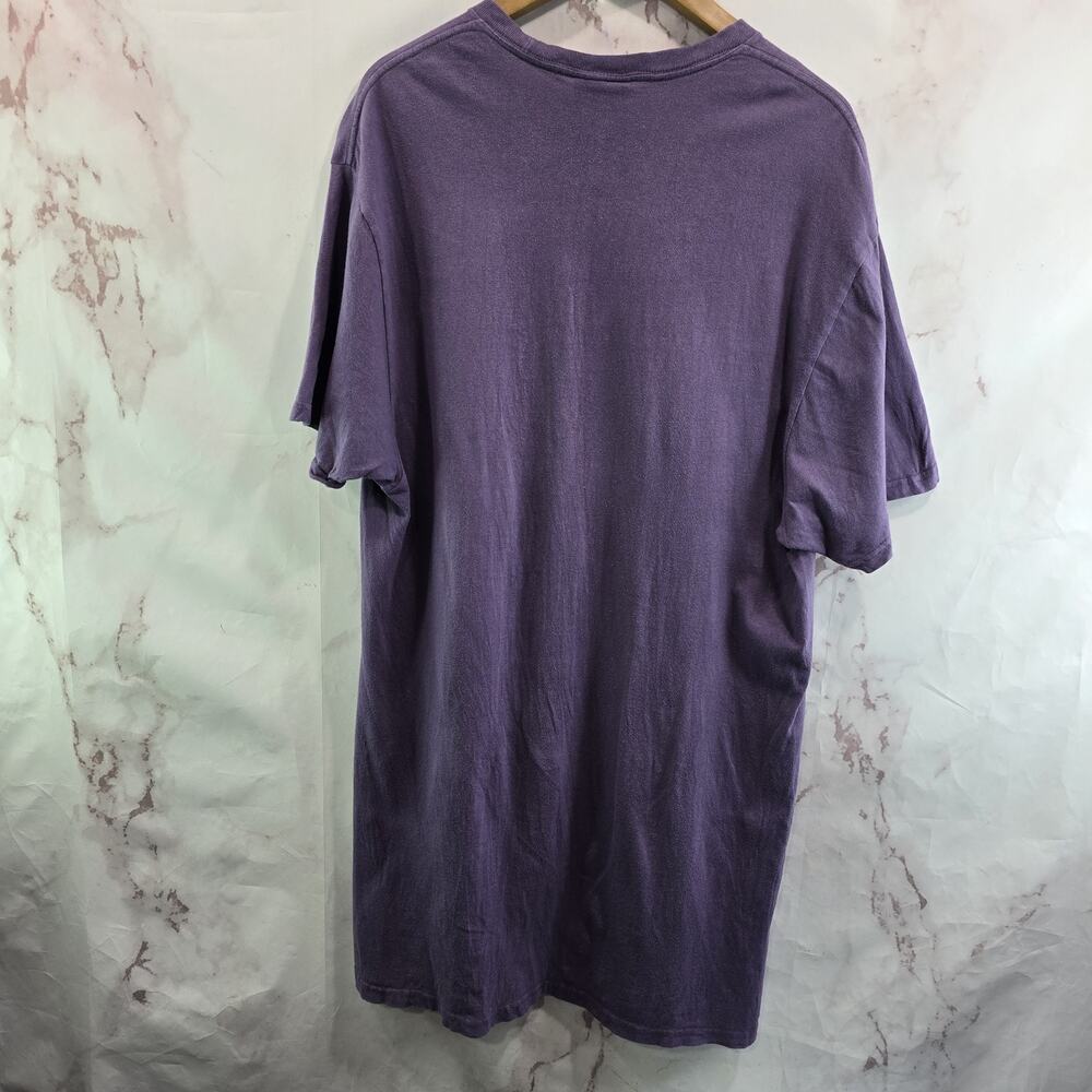 Teddy Fresh Nightgown Womens XL Purple T Shirt Dress Nightie PJ Pajama Crew - Picture 5 of 12